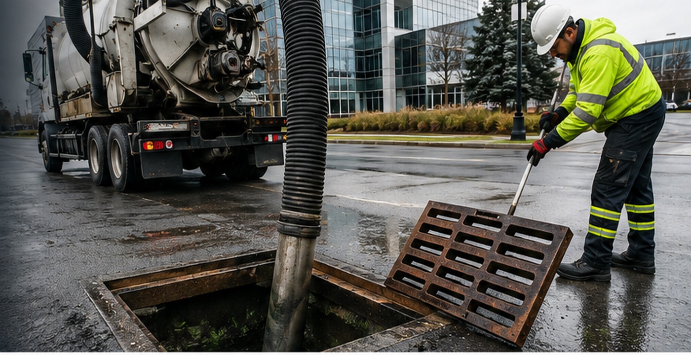 Professional catch basin cleaning and storm drain maintenance in Toronto