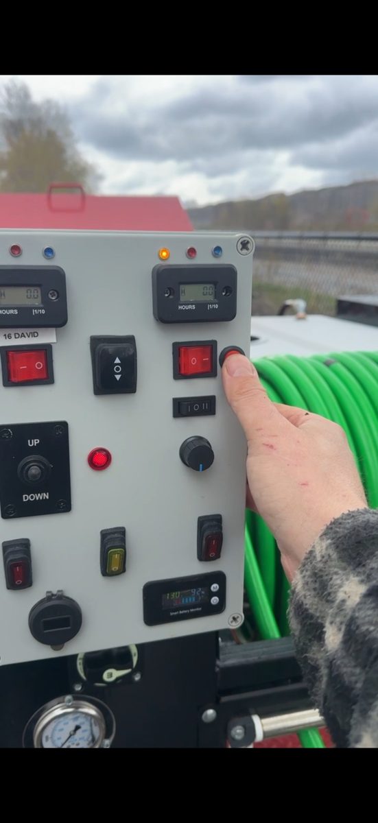 Equipment control panel